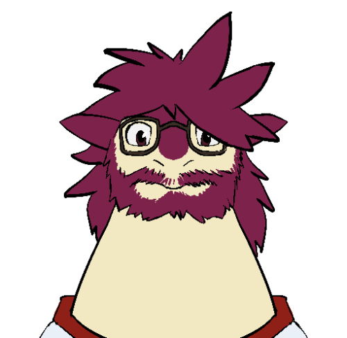 and a beard
